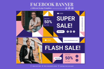 Facebook Banner - Flash Super Sale