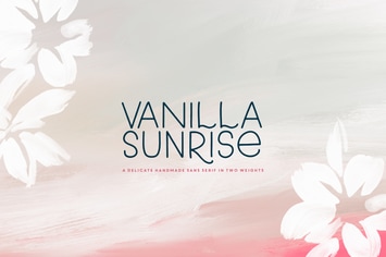 Vanilla Sunrise Font