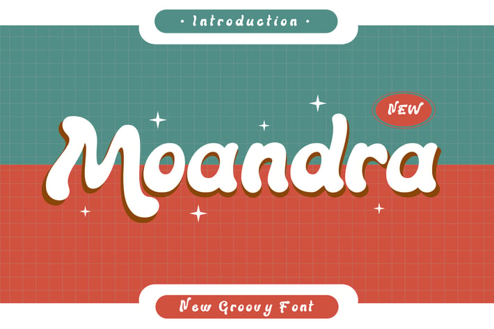 Moandra - Groovy Font