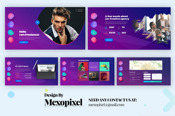 Creative Resume / vCard / CV / Portfolio Template