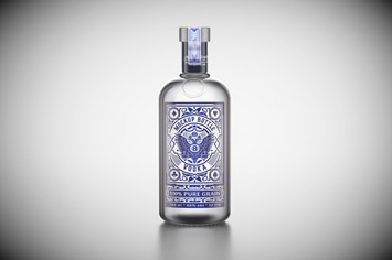 Liquor Transparent Bottle Mockup 