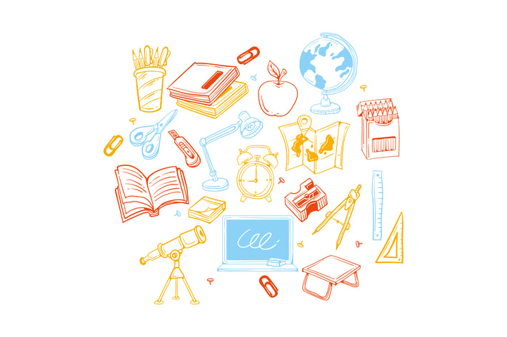 Stationery Illustration Set 