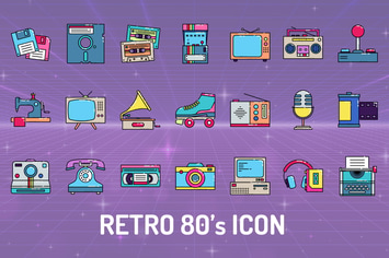 Retro 80's Icon