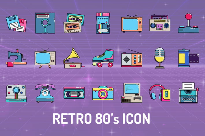 Retro 80's Icon