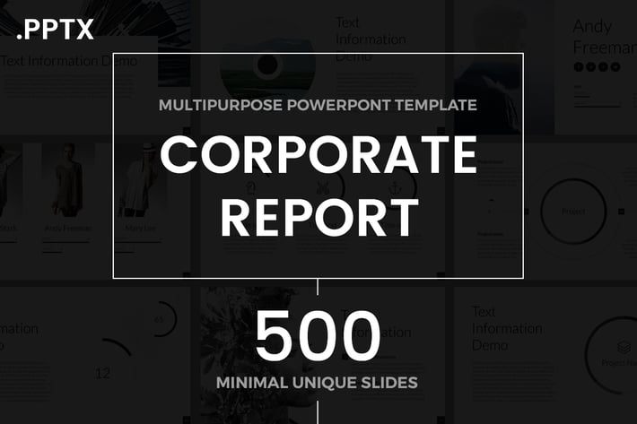 Corporate Report PowerPoint Template