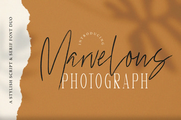 Marvelous Photograph - Font Duo