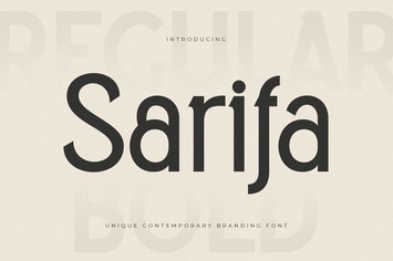 Safira - Unique Contemporary Branding Font