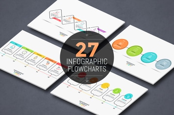27 Infographic Flowcharts