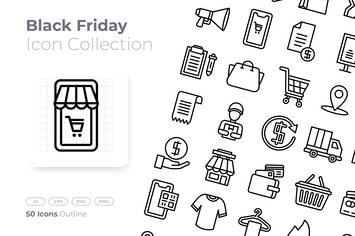 Black Friday Outline Icon