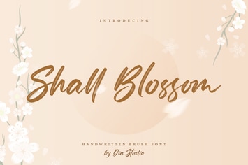 Shall Blossom-Lovely Brush Font
