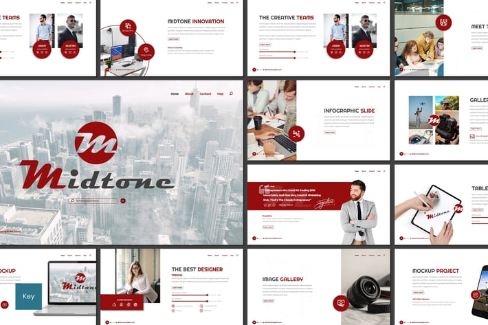 Midtone - Multipurpose Keynote Template