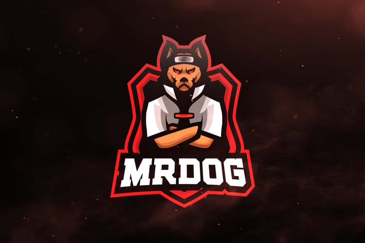 Mr Dog Sport and Esports Logos