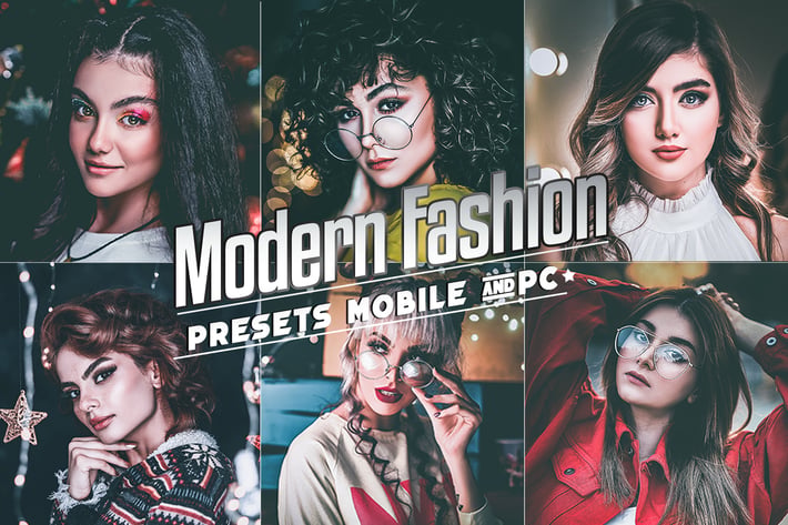 Modern Fashion Presets Mobile & Desktop Lightroom