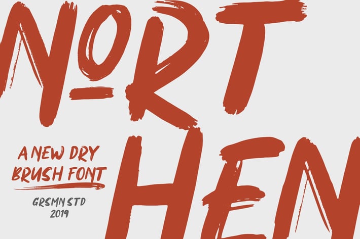 Northen | Brush Font