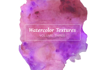 Purple Watercolor Textures - Volume 3