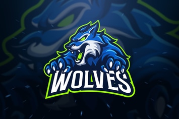 Wolves Sport and Esport Logo Template
