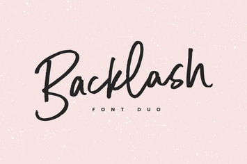 Backlash Font Duo