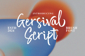 Gersival - Bold Script Logotype