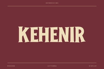 Kehenir - Modern Artdeco Font