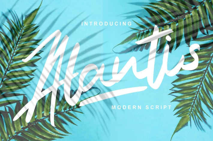 Alantis | Modern Script Font