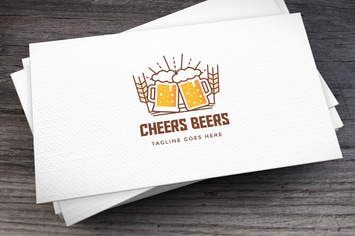 Cheers Beers Logo Template