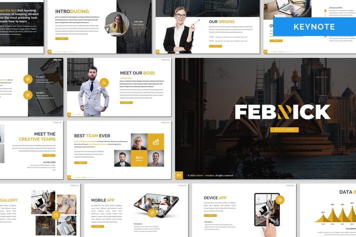 Febrick - Education Keynote Template