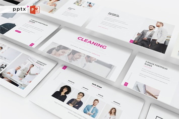 CLEANING SERVICE  - Powerpoint  V404