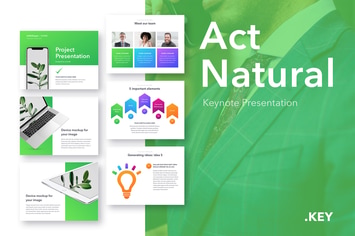 Act Natural Keynote Template