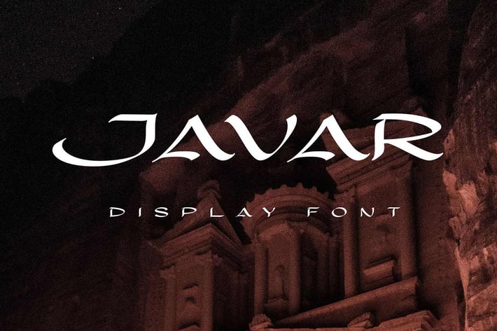 Javar - Display Font