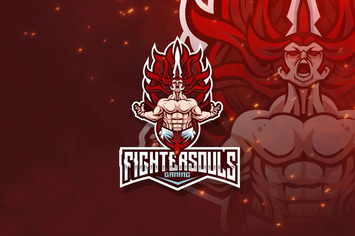Fighter Souls Esport Logo Template