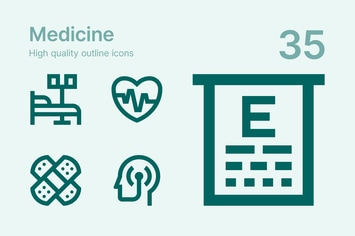 Medicine icons