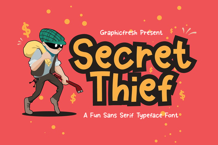 Secret Thief - A Cute Sans Font