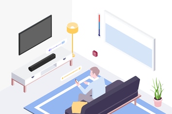 Smart Things for Smart Home Isometric Illustration