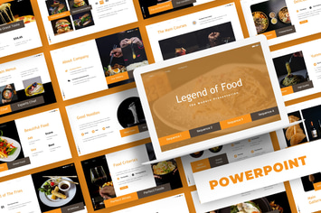 Legend Of Food - Powerpoint Template