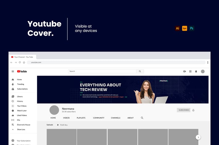 Youtube Cover Template V.5