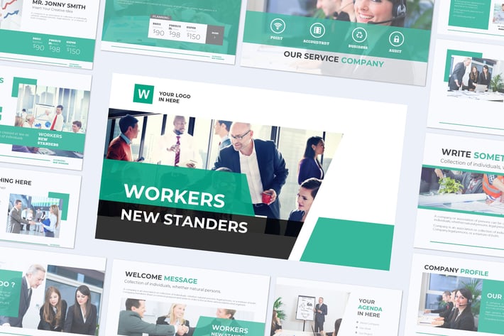 WORKERS - Powerpoint Template