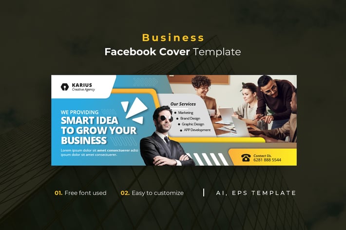 Business r15 Facebook Cover Template