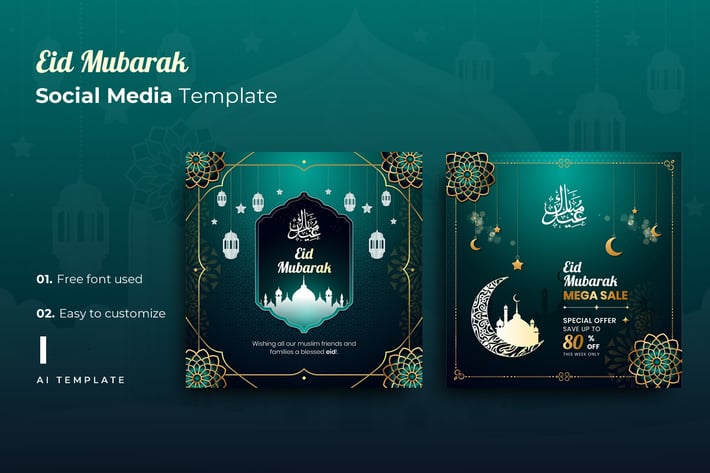 Eid Mubarak r1 Social Media