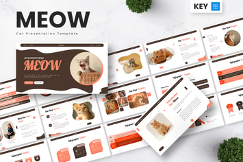 Meow - Cat Keynote Templates