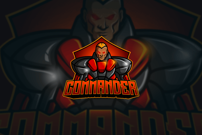 Commander - Mascot & Esport Logo