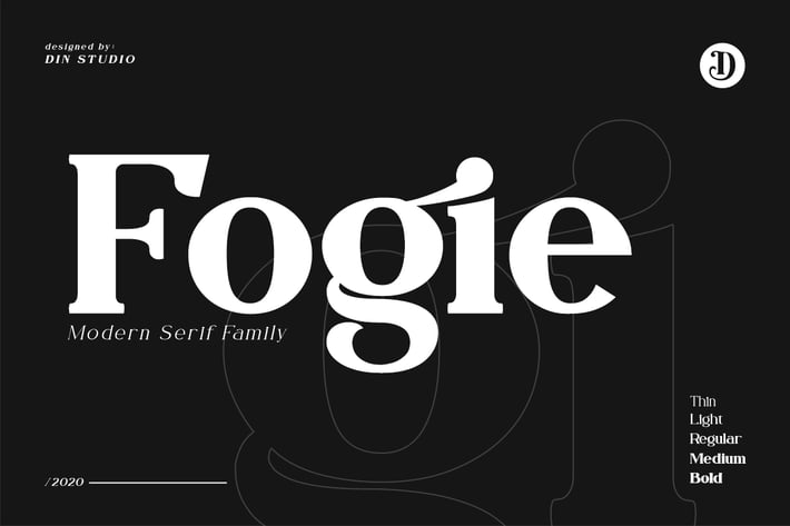 Fogie - Modern Serif Family 10 Fonts