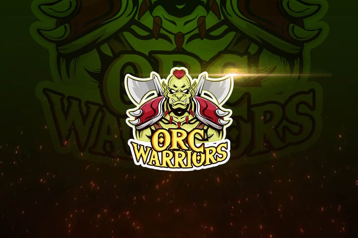 Orc Warrior Esports Logo