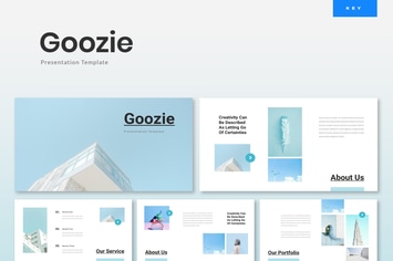 Goozie - Startup Keynote Presentation Template