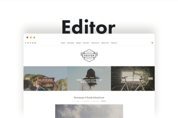 Editor Blog - HTML Blog Template for Bloggers