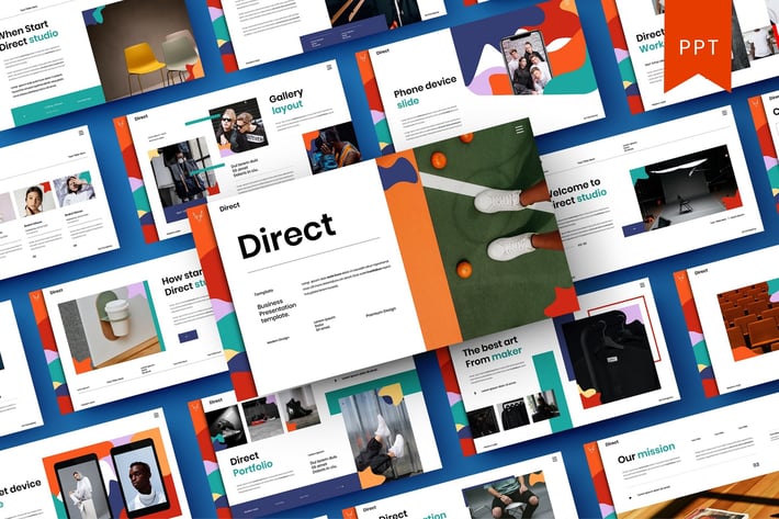 Direct – Business PowerPoint Template