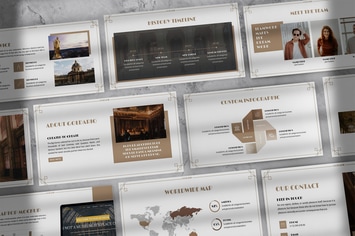 Goldario - Art Deco Keynote Template