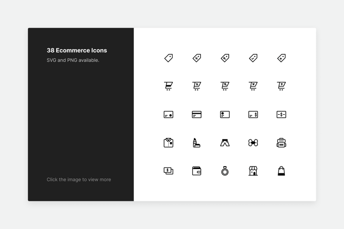 E-commerce Icons - Line style