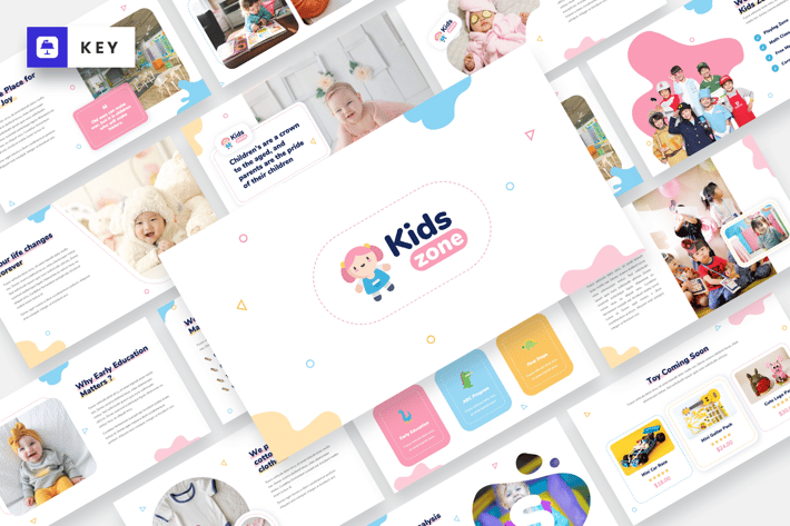 Kids Zone - Kids & Baby Keynote Template