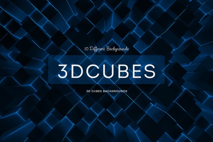 3D Cubes Backgrounds