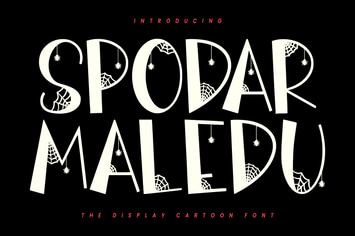Spodar Maledu Display Cartoon Font